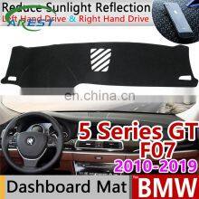 for BMW 5 Series GT F07 2010~2019 Anti-Slip Anti-UV Mat Dashboard Cover Pad Dashmat Protect Carpet Accessories 528i 535i 550i thumbnail-1