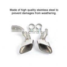 Stainless Steel F16 Exhaust Tips for BMW F16 X6 2014-2017 thumbnail-3