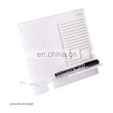 Acrylic Task Whiteboard Desk Stand Memo Board Dry Erase Marker Board