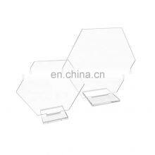 20 Pack Acrylic Wedding Table Numbers With Stands 4 x 6 Inch Clear Sign Acrylic Table Numbers Holder thumbnail-2