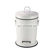 Roman Kitchen Stainless Steel Trash Can Foot Pedal Silent Lid Waste Bin thumbnail-2