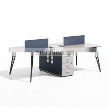 contemporary luxury office furniture high tech metal wood table modern executive computer office desks with drawer