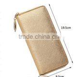 High Quality Fashion Genuine Leather Woman Long Zipper Clutch Wallet for Ladies thumbnail-3