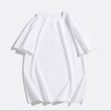 China Supplier customize bielastic spandex cotton white t shirt t-shirt for sale