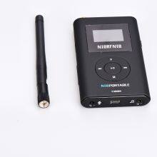 NIORFNIO T300M Portable FM FM Transmitter TF Card Plays Conference Broadcasts thumbnail-5