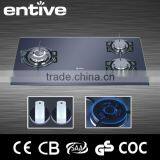 3 Burner Tempered Glass Gas Hob for Home Use thumbnail-1