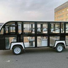 Electric Tour Vehicle, Fully Enclosed Sightseeing Bus, Factory Shuttle Bus, Customer Reception Vehicle, 14-seater Electric Sightseeing Bus With Full Glass Doors thumbnail-4