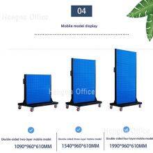 HN-PAF6 Portable Tool Hanging Rack for Phoenix Aerospace MRO Facilities, Double-Sided Louvered Panel Cart for Precision Parts Storage thumbnail-5