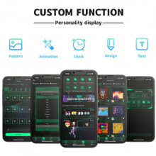 Ntelligent Rear Screen App/control/text Pattern Animation Clock（Wechat:13510231336） thumbnail-2