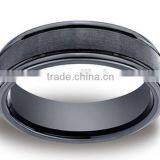 Ceramic 6mm Comfort-Fit Satin-Finished Round Edge Design Ring thumbnail-1