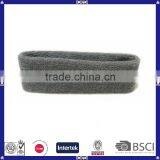 Unisex Stretch Cotton Grey Sport Headband thumbnail-1