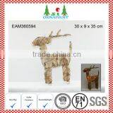 Christmas reindeer table stand ornament with led light