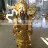 Brass Golden Color Fortune God Statue