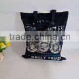 38cm x 44.5cm Tow Color Cotton Shopping Bag thumbnail-6