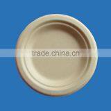Natural Bamboo Pulp Round Plate