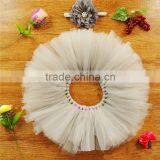 Grey TUTU Set -6 Month Baby Photography Skirt thumbnail-4