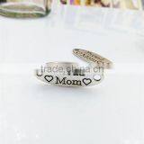 Mom and Daughter Jewelry Wholesale Silver Charm for DIY Jewelry thumbnail-2