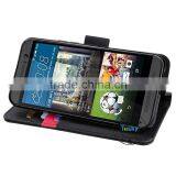 2015 Popular Fancy Flip Cover Case For HTC One M9 Leather Case Wallet For HTC Case