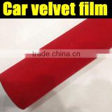 High Quality PVC velvet fabric film 1.35*15m/roll