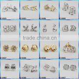 Simple Trendy Styles Gold Plate Rhinestone Star Earring Woman E1946 thumbnail-5