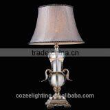 Wholesale Modern Contemporary Hotel Crystal Table Light LED Desk Reaing Lamp With Shade TL039 thumbnail-1