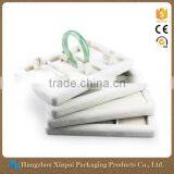 Custom High End White Velvet Jewelry Display Tray For Bracelet