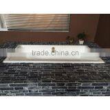 Square Bath Big Size Cast Iron Shower and Soaking Bath Queen Size