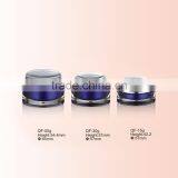 Acrylic Cosmetic Packaging Oval Plastic Cream Jar 15g 30g 50g