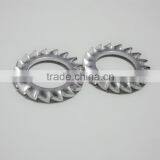 DIN6798A Serrated Lock Washers External Gear Type A