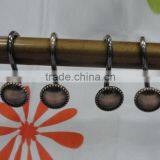 Eco-friendly Metal Shower Curtain Hooks/Curtain Hook, Shower Hook, Shower Curtain Hook/ Hotel Fashion Shower Curtain Hooks thumbnail-3