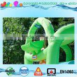 Two Lines Commercial Grade Inflatable Water Slide With Climbing Wall Supplier's Choice thumbnail-4