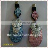 NEW! Ctystal Computer Mouse Wired Logitech Mouse thumbnail-1