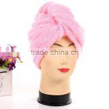 Coral Fleece Towel Shower Cap,2015 Elastic Model Shower Cap Wholesale thumbnail-4