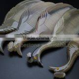 New Design Horn Peacock Hair Comb thumbnail-6