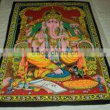 Ganesha Printed Gods Wall Hangings FLORECENT COLOURS