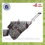 Popular Design Hot Sale Durable PU Material Real Push Trolley High Quality Wheel Trolley Duffle Bag thumbnail-4