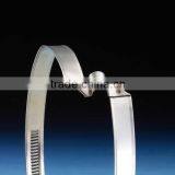 German Type Stainless Steel Wood Clamp Ripple Pipe Clamp Hose Clip thumbnail-1