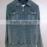 Men's Enzyme Wash Sweater Jacket