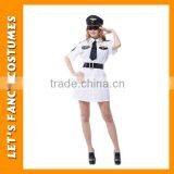 PGWC2581 Carnival Hot Selling High Quality Sexy 100% Polyester Fantasy Police Women Party Costume thumbnail-1