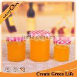 250ML Faceted Bonne Maman Jam Clear Glass Jars For Preserves Sweets Candles 82mm Lids thumbnail-2