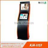 Double Monitors Internet Interactive Terminal Machine Keyboard Information Kiosk