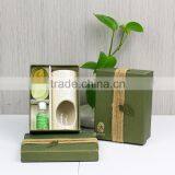 Factory Offer Elegent Ceramic Oil Burner/ Spa Candle Burner Set