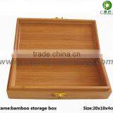 Bamboo Foldable Tie Box Storage