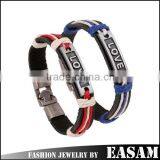 Vintage Infinity Couples Leather Love Bracelet Love thumbnail-1