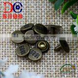 Metal Button Antique Brass Jeans Rivet With Custom Logo,Apparel Jeans Rivet Buttons for Jeans thumbnail-2
