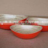 Set of 2 Bamboo Bowl Nesting thumbnail-1