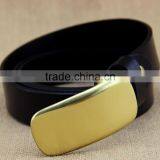 Square 4.1 cm Solid Brass Plate Bukle Brass Material Plaque Buckle Brass Plain Buckle thumbnail-2