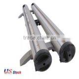 US Stock-33.5"x 30"- 94.49" Double Sided Telescopic Twist Locking Adjurttable Roll Up Banner Stand thumbnail-1