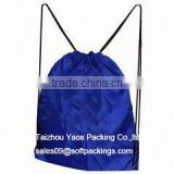 drawstring style and polyester material string bag