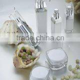Square Acrylic Cosmetic Jars and Bottles for Cosmetic Packaging